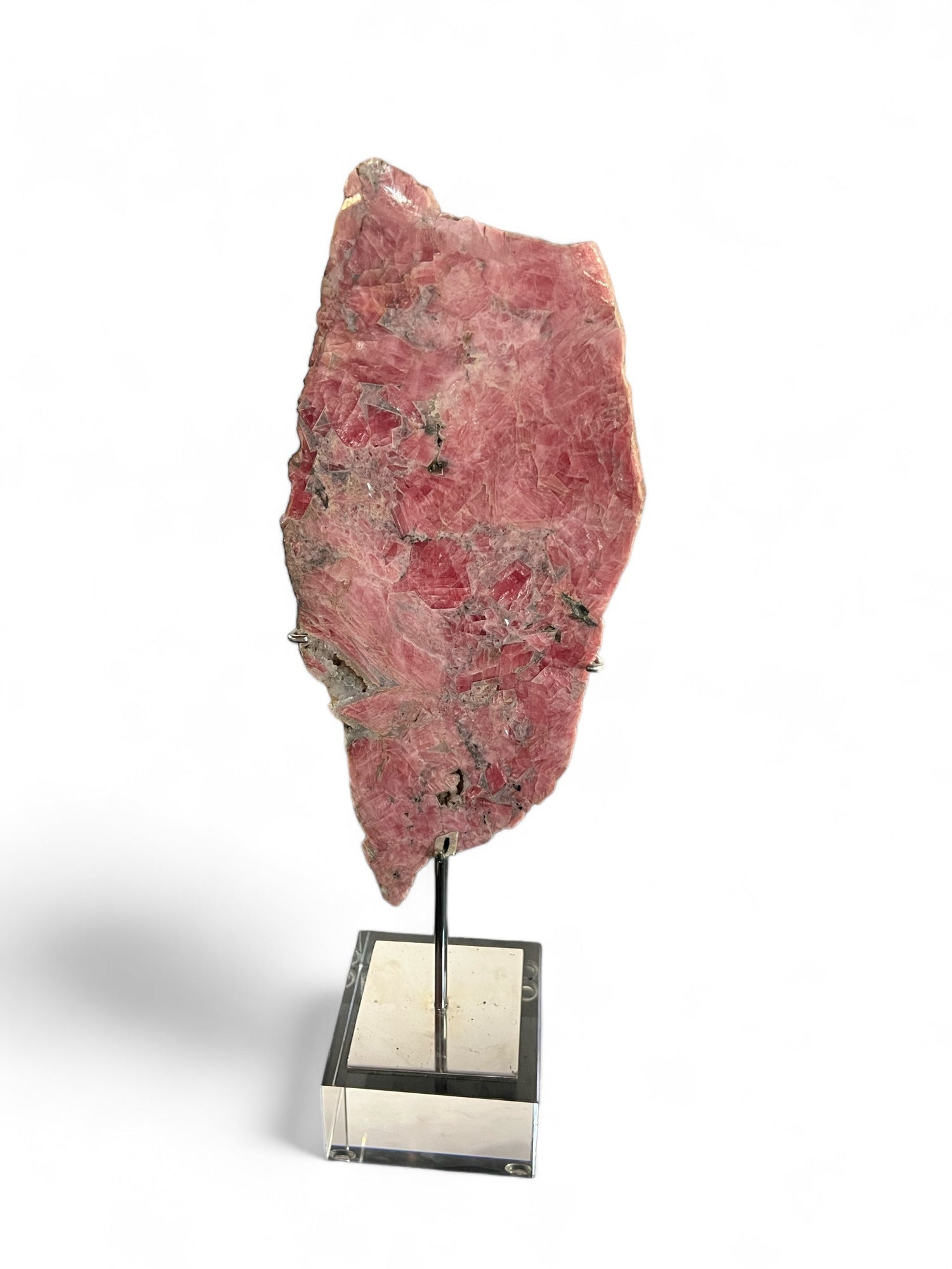 Rhodonite on Stand