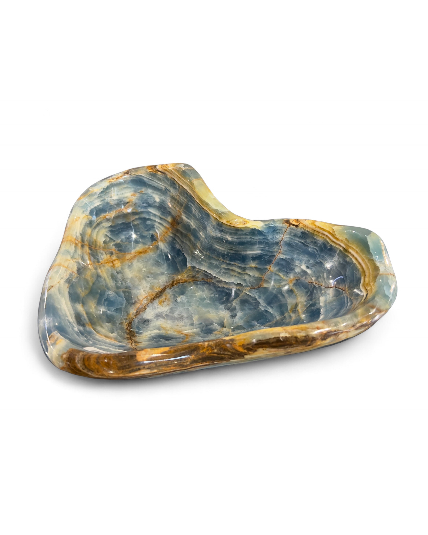 Blue Onyx Bowl from Argentina