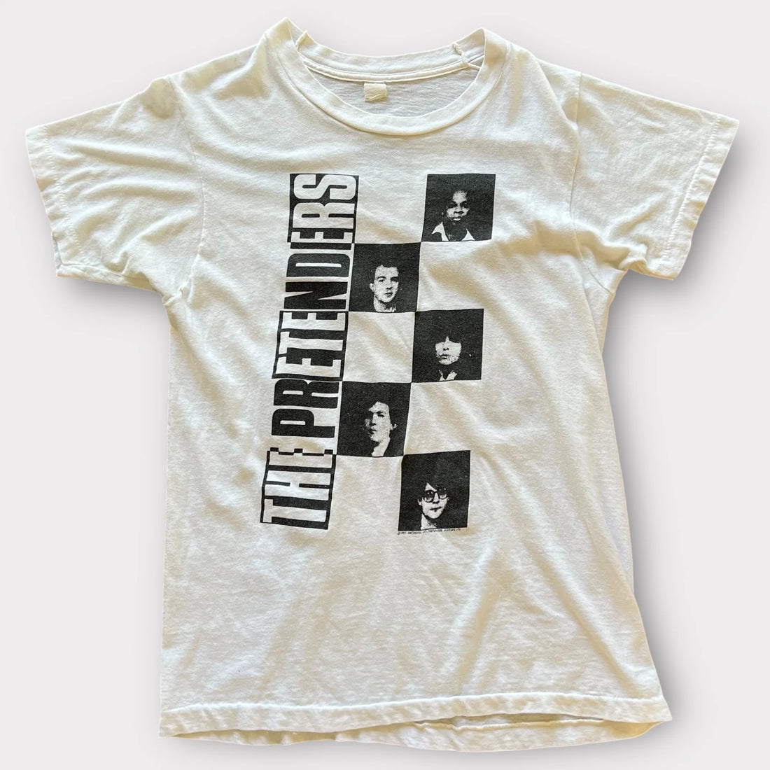 1987 The Pretenders Vintage Tour Band Tee Shirt