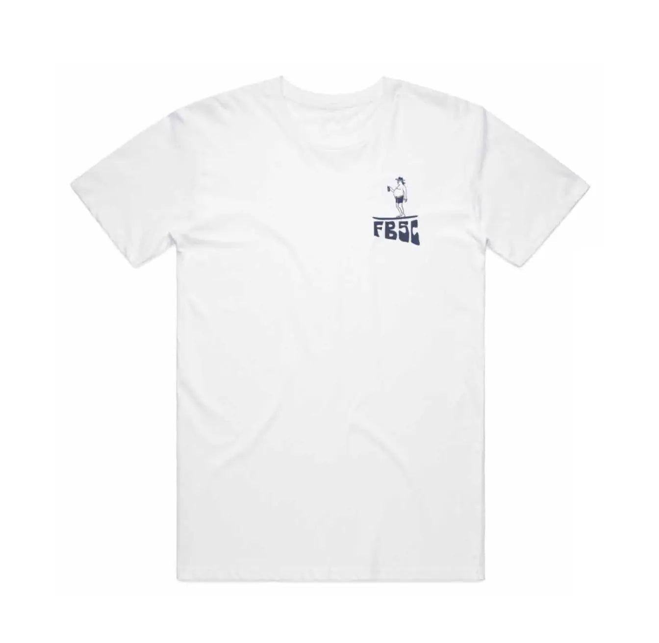 Big Wave Jerry Tee - White/Purple