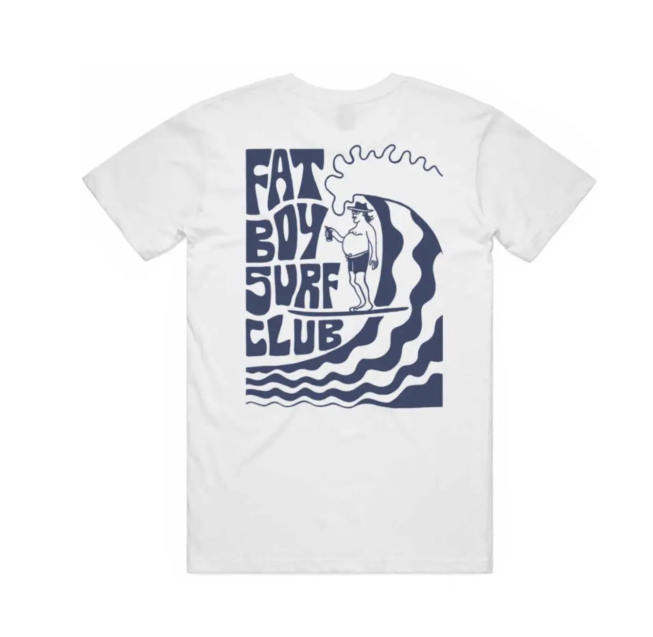 Big Wave Jerry Tee - White/Purple