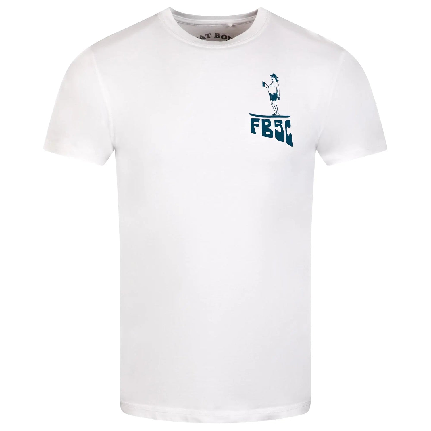 Big Wave Jerry Tee - White/Purple