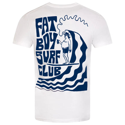 Big Wave Jerry Tee - White/Purple