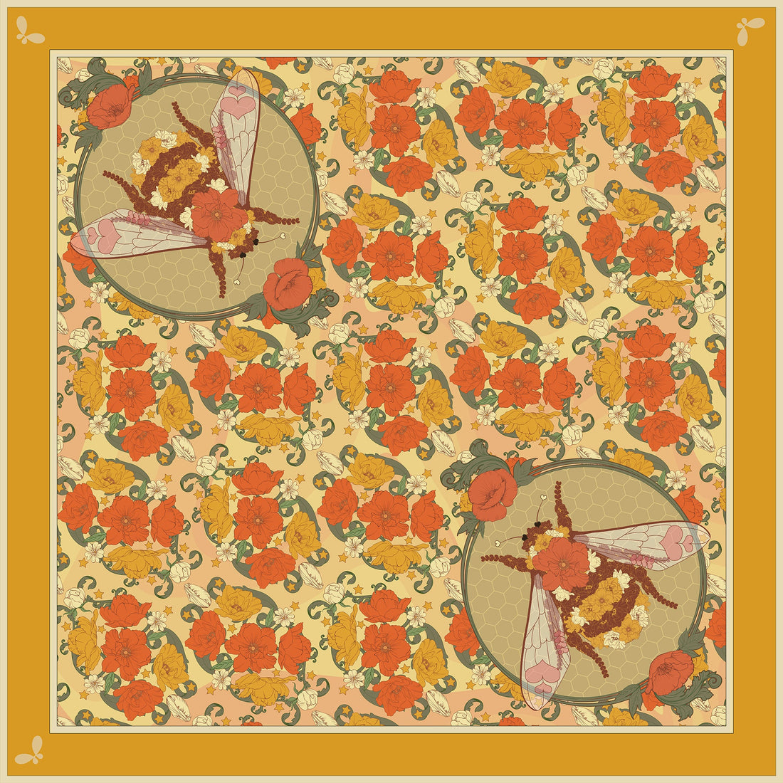 Henelle Large Silk Scarf