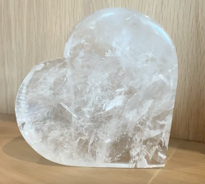 Heart Clear Quartz