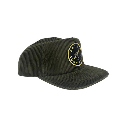 Shaka Fork Corduroy Surf Hat - Olive