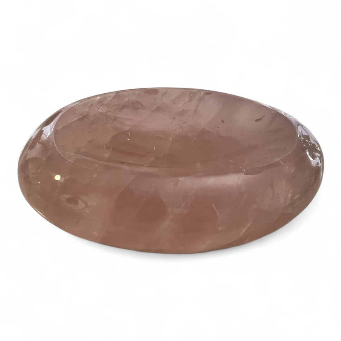 Oval Rose Quartz Bowl