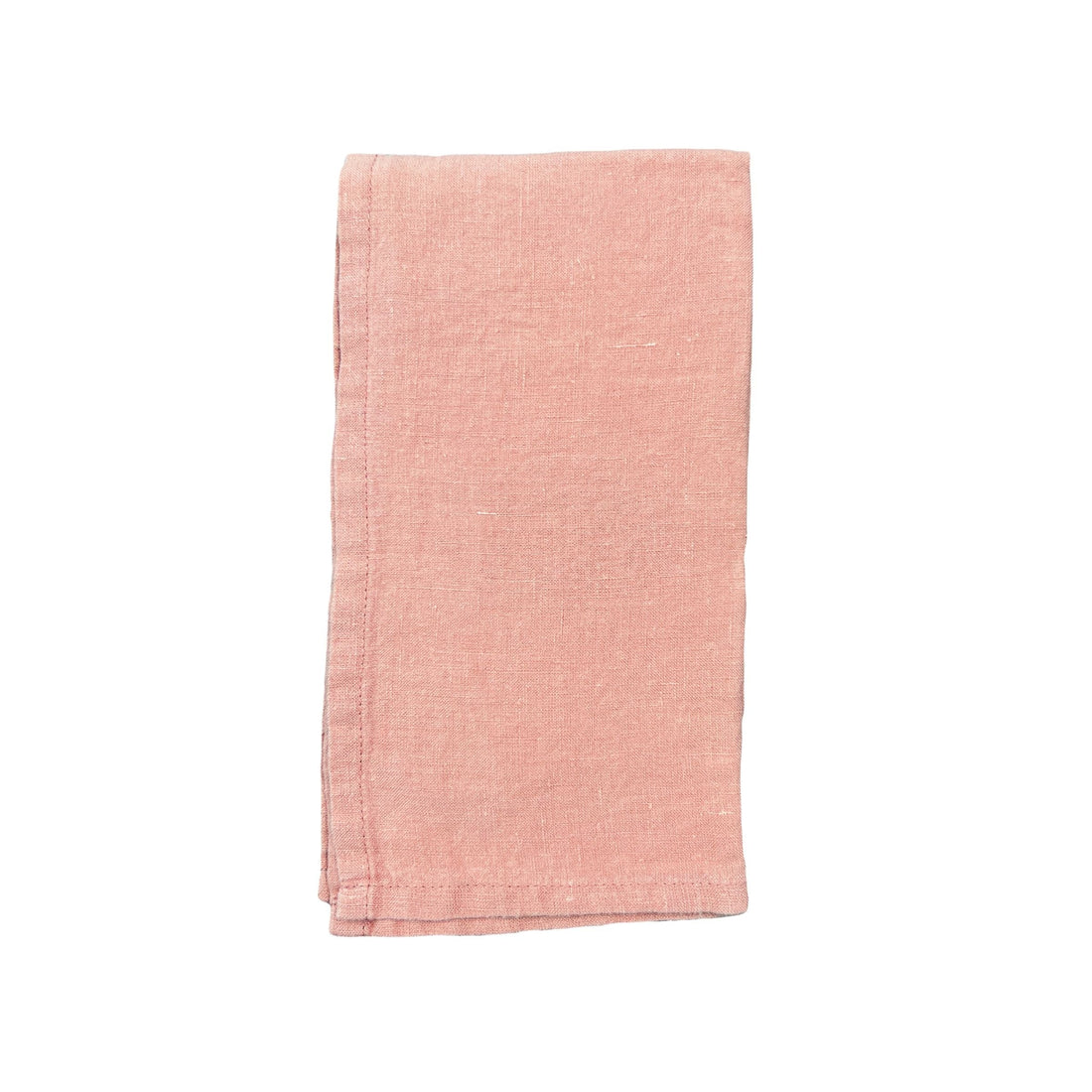 Stone Washed Clay Linen Napkin - Set of 4