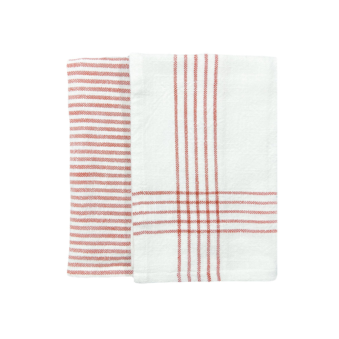 Cotton Brick Tea Towel - Set of 2