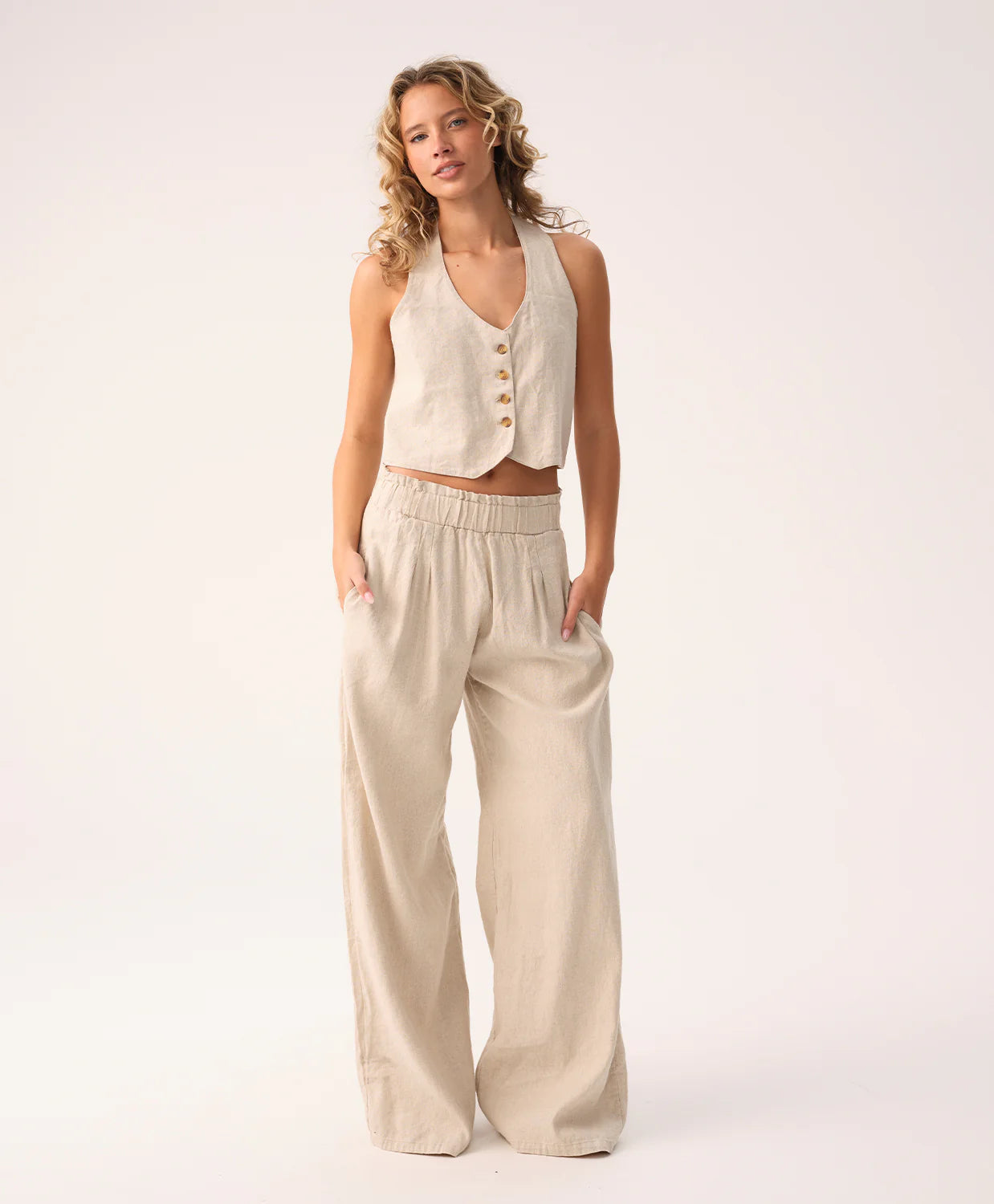 Payton Linen Vest