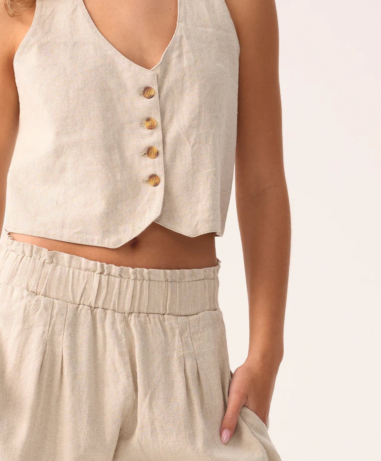 Payton Linen Vest
