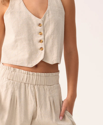 Payton Linen Vest