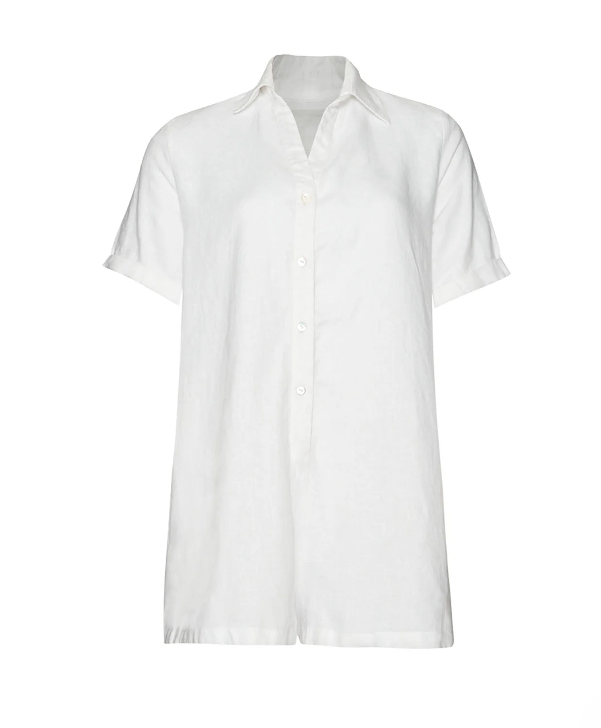Maggie Linen Romper