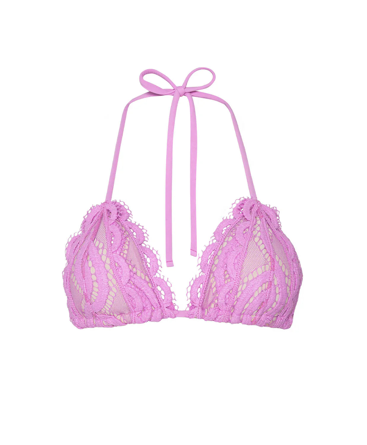 Lace Triangle Top