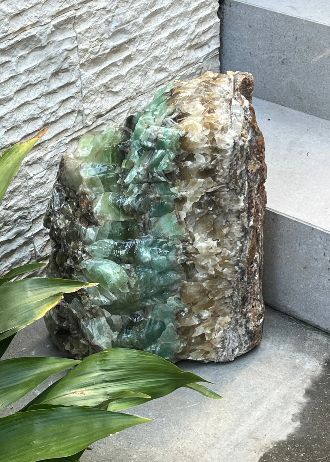 Emerald Green Calcite Natural Stone Sculpture