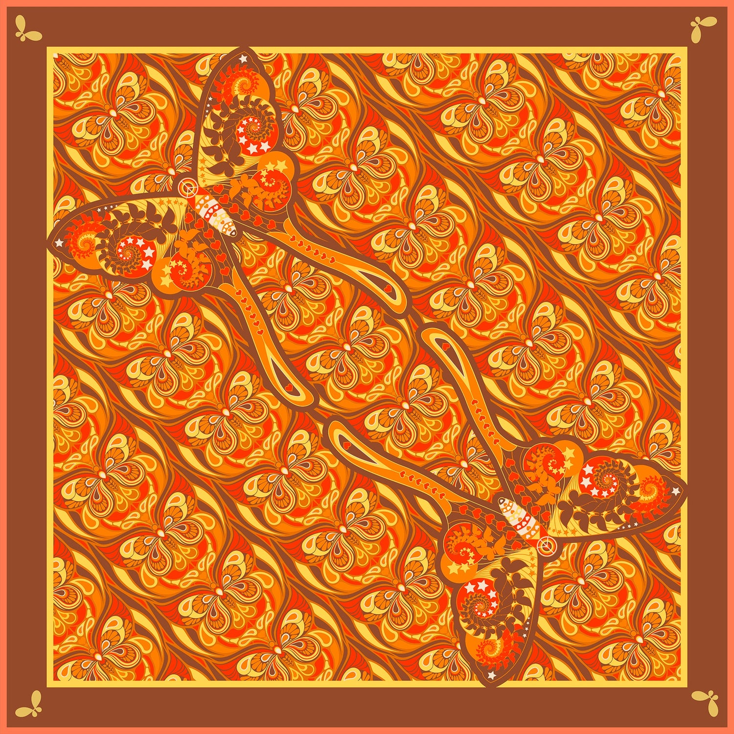 Henelle Large Silk Scarf