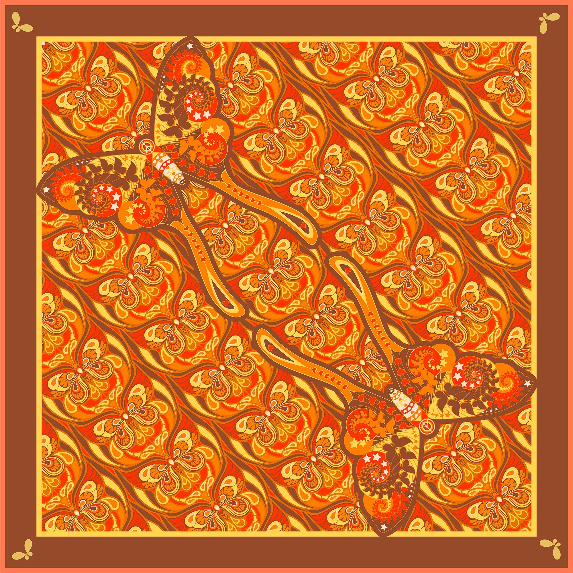 Henelle Large Silk Scarf