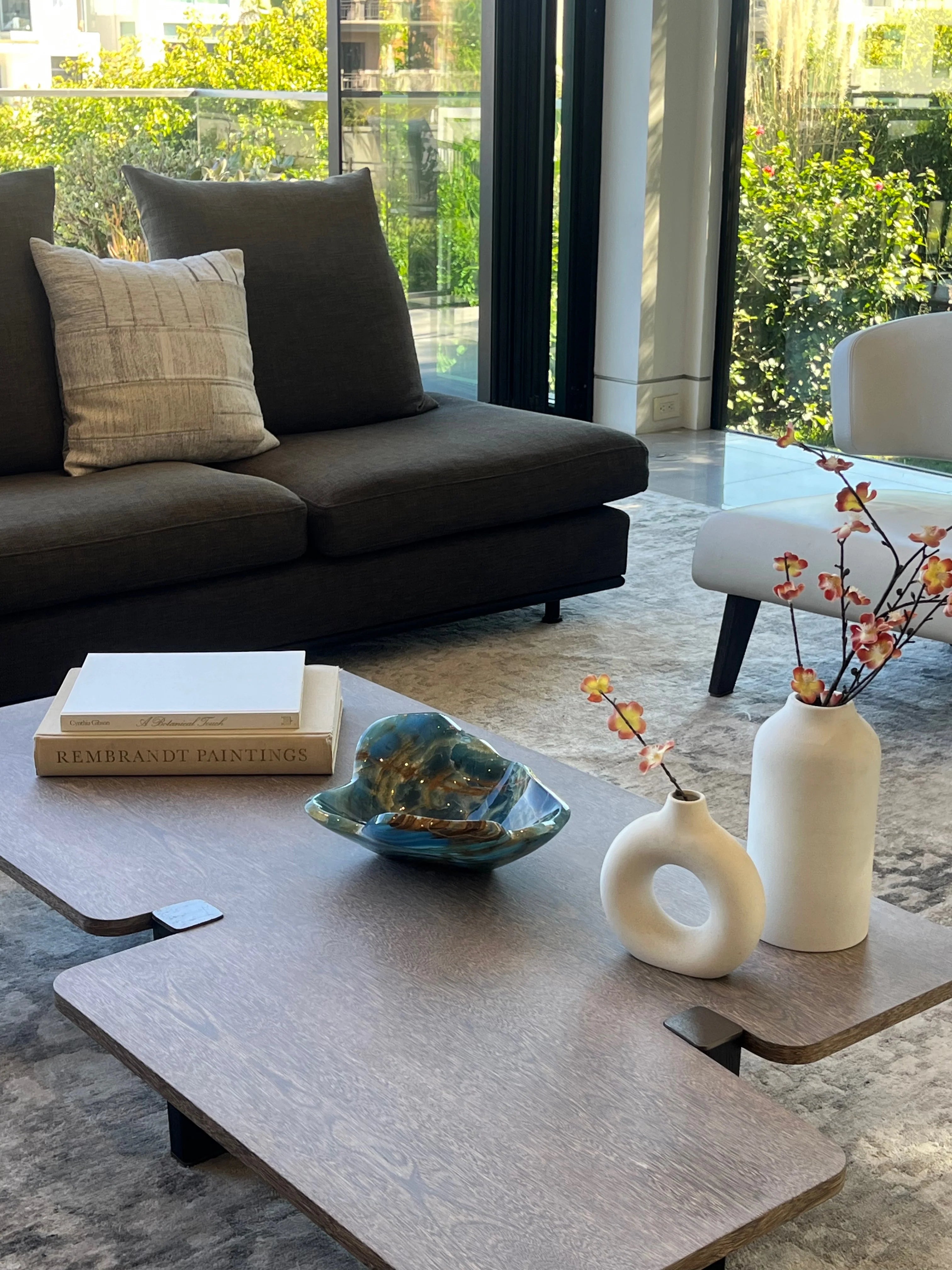 Argentinian Blue Onyx Sculptural Bowl