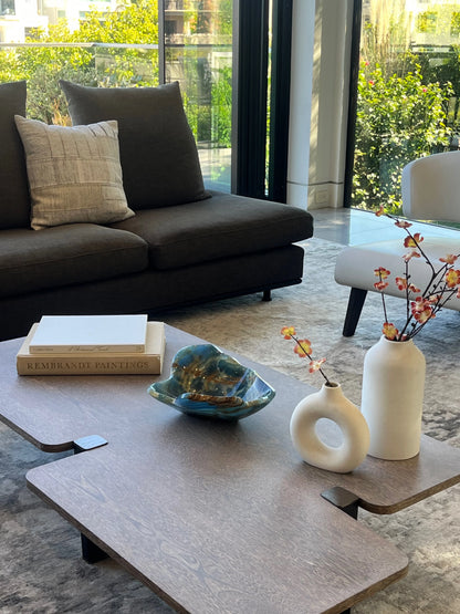 Argentinian Blue Onyx Sculptural Bowl