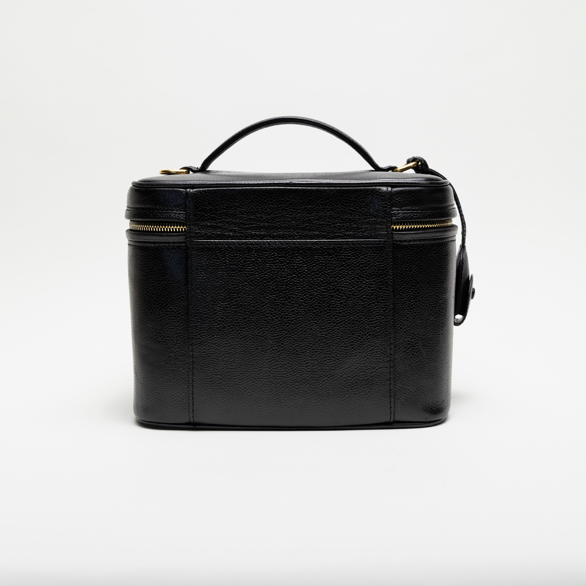 Chanel Archival Black Caviar Leather Vanity Crossbody Bag