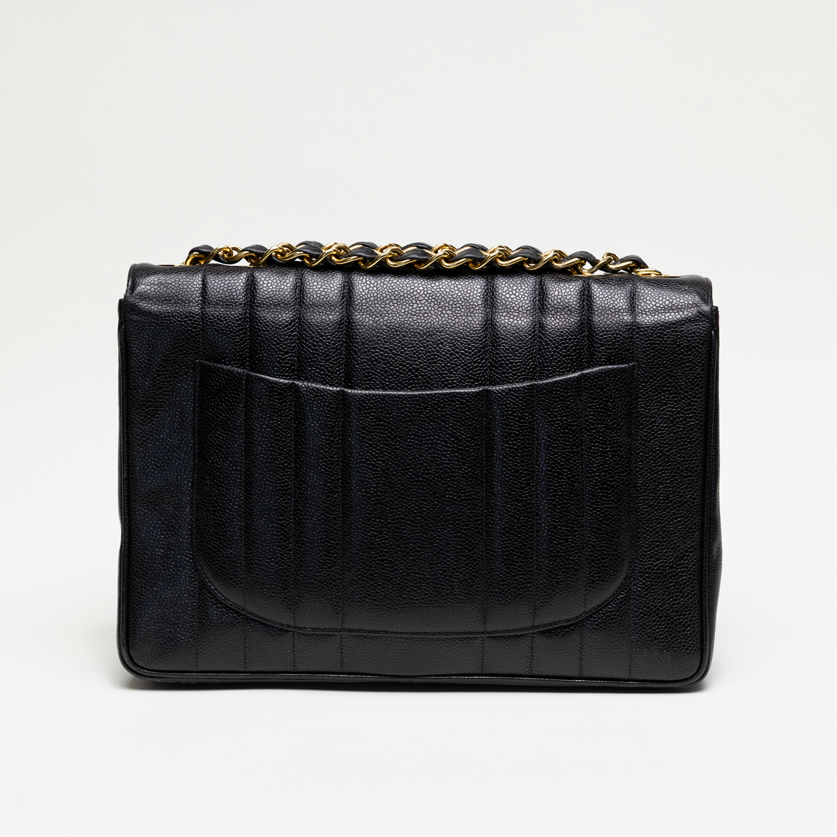 Chanel 1991 Black Caviar Bag with 24K Gold Hardware