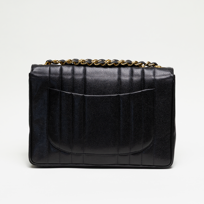 Chanel 1991 Black Caviar Bag with 24K Gold Hardware