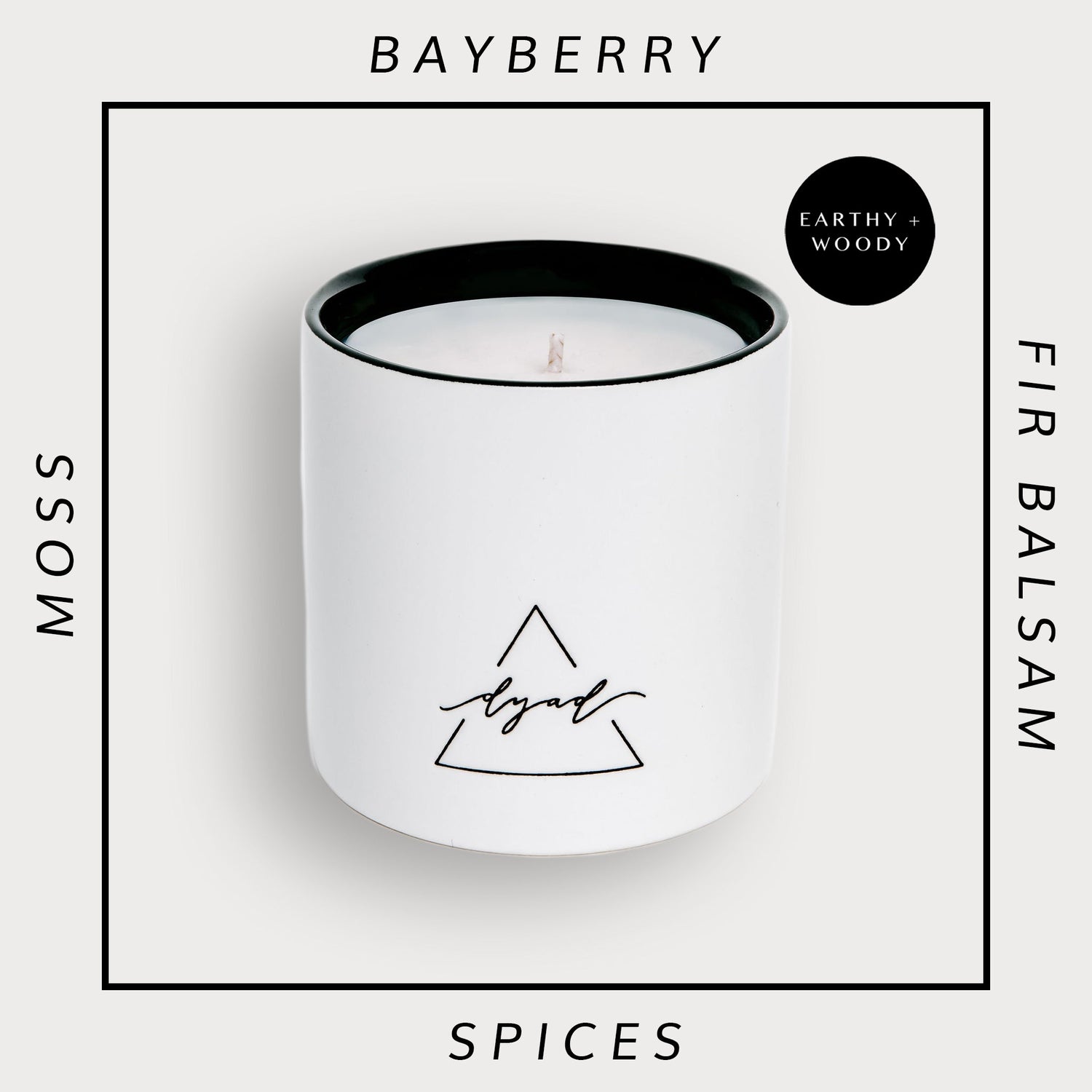 Dark + Stormy | Hand-Poured Ceramic Candle