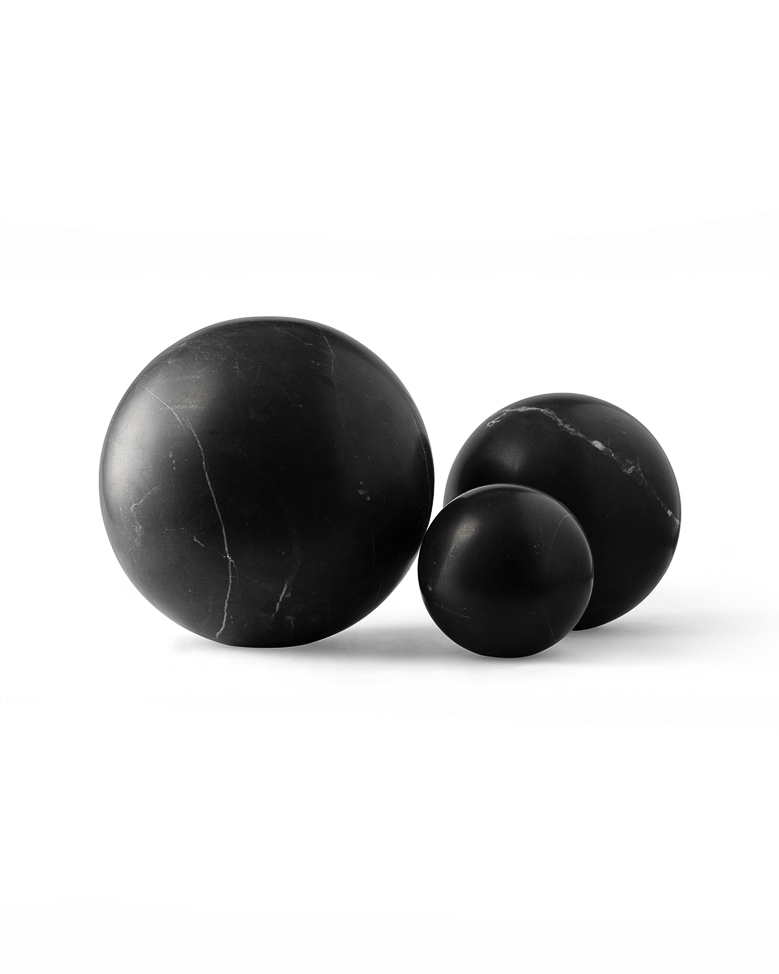 Esfaira Spheres - Honed Nero Marquina Marble