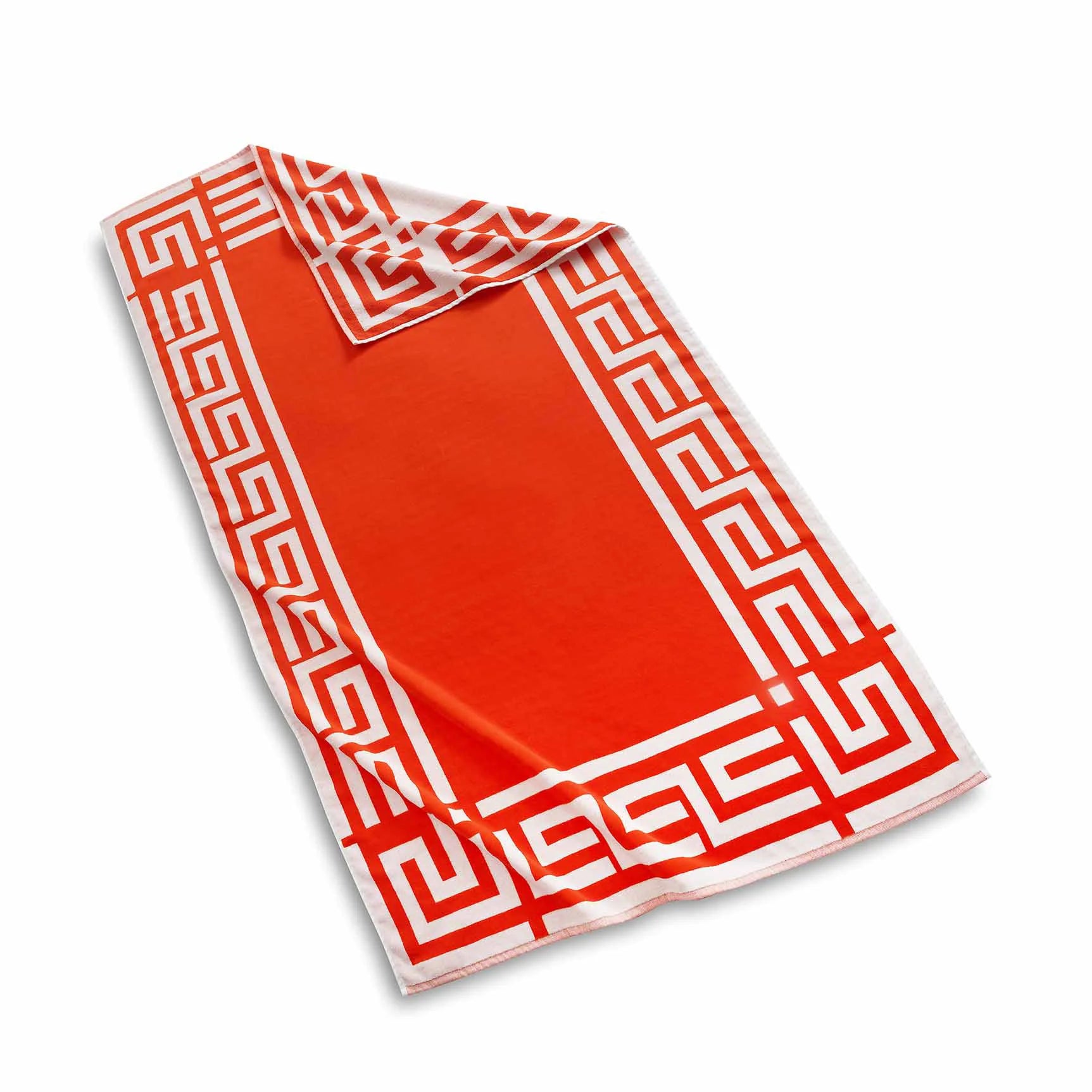 Greek Key Frame Beach Towel