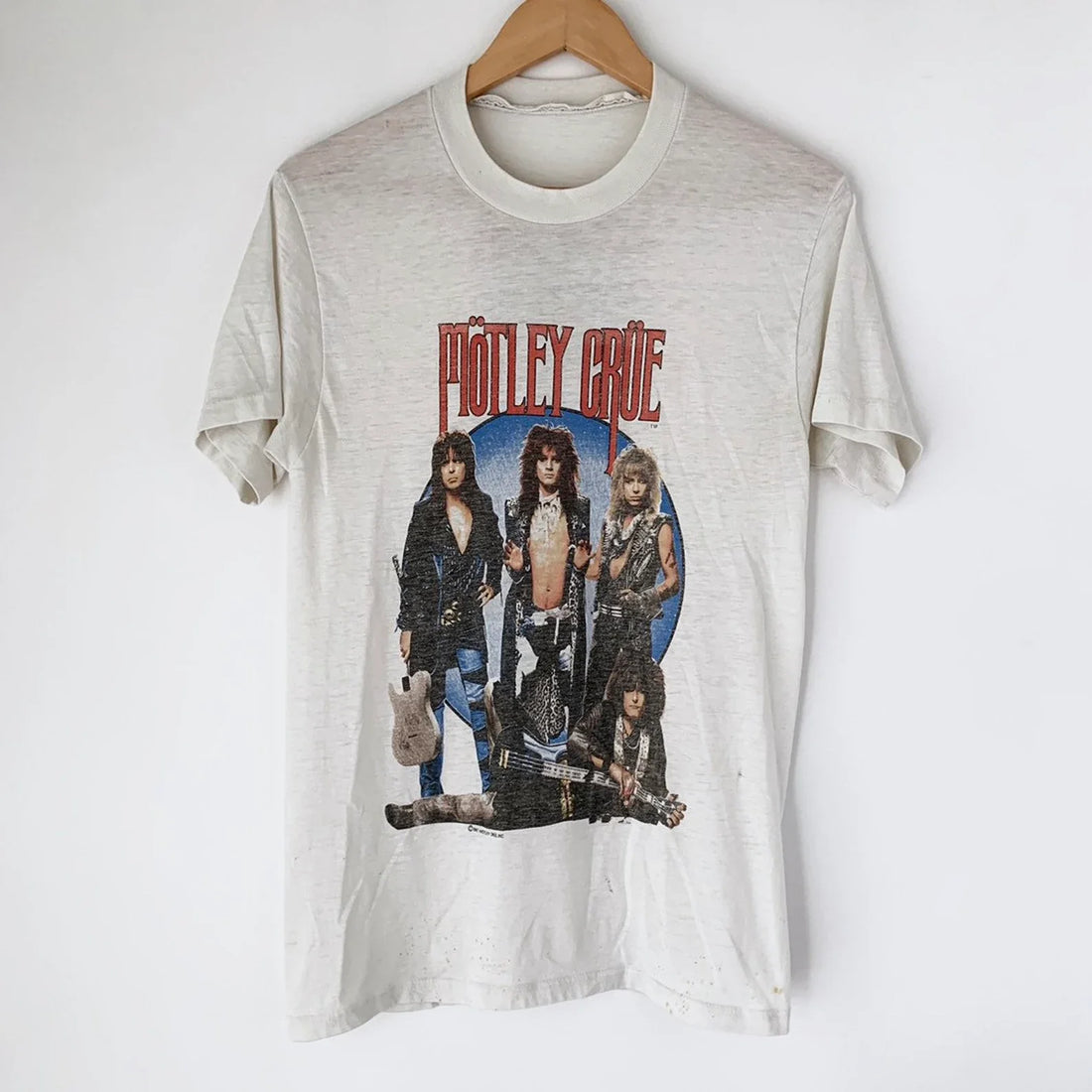 1987 Motley Crue "Alister Fiend" Vintage Promo Tee Shirt