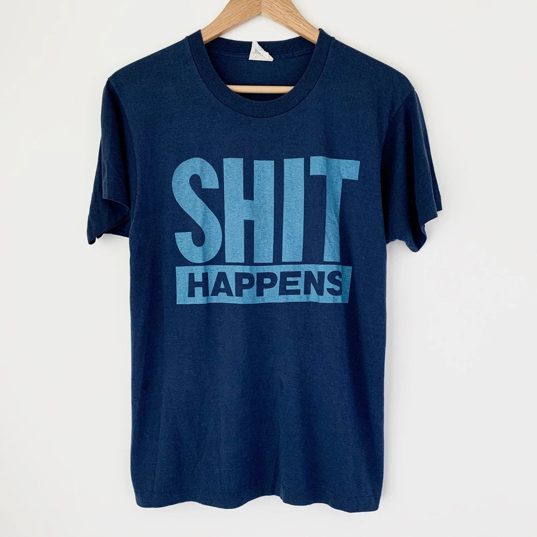 1980s Sh*t Happens Vintage Tee Shirt