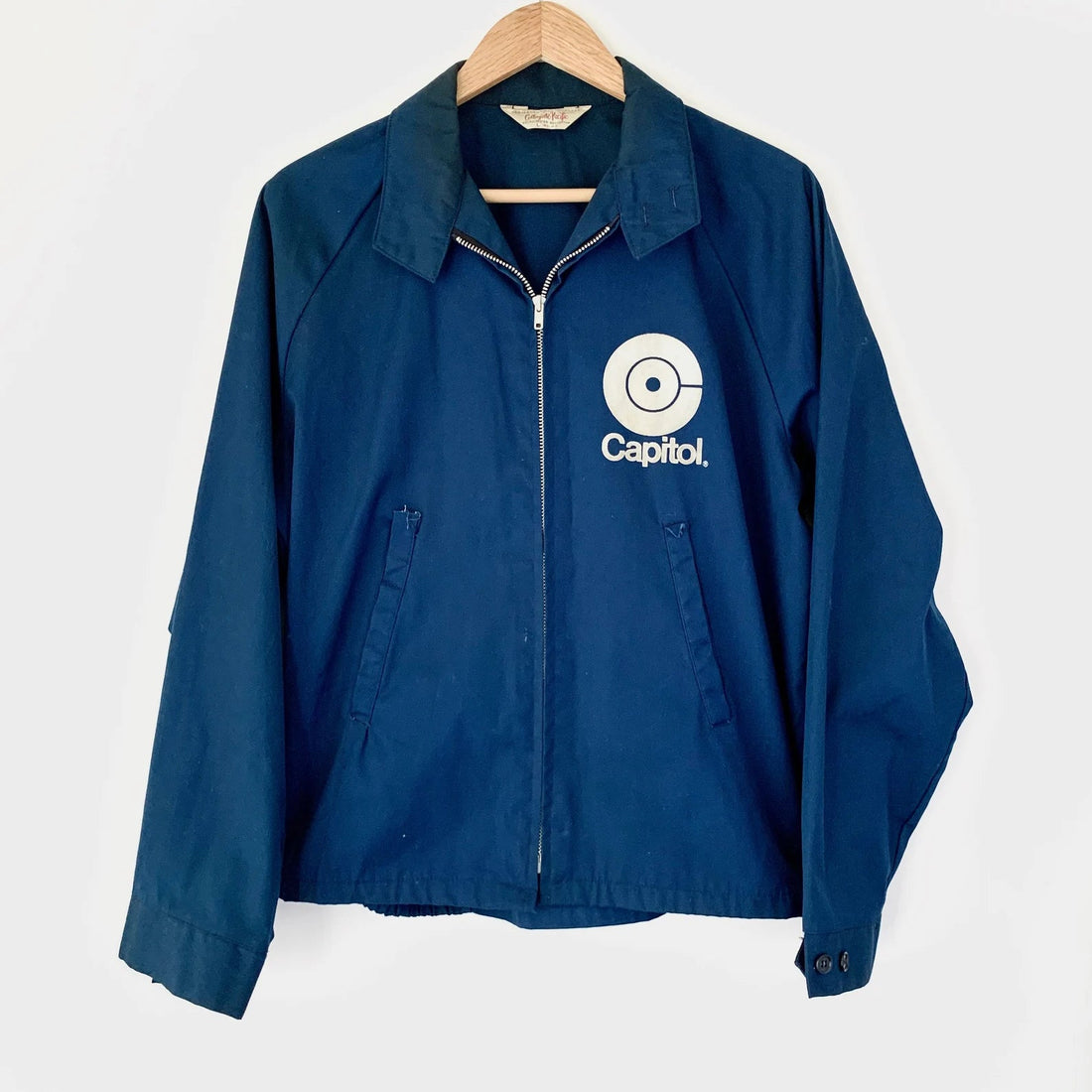 1960s Capitol Records Vintage Employee Zip Up Jacket