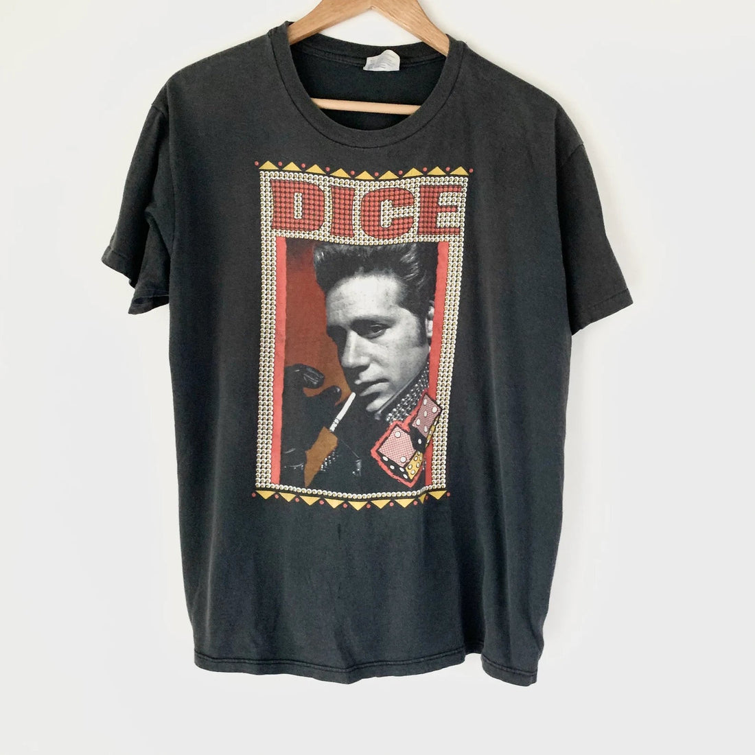 1980s Andrew Dice Clay &quot;Dice Rules&quot; Vintage Tee Shirt