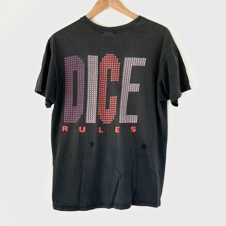 1980s Andrew Dice Clay &quot;Dice Rules&quot; Vintage Tee Shirt