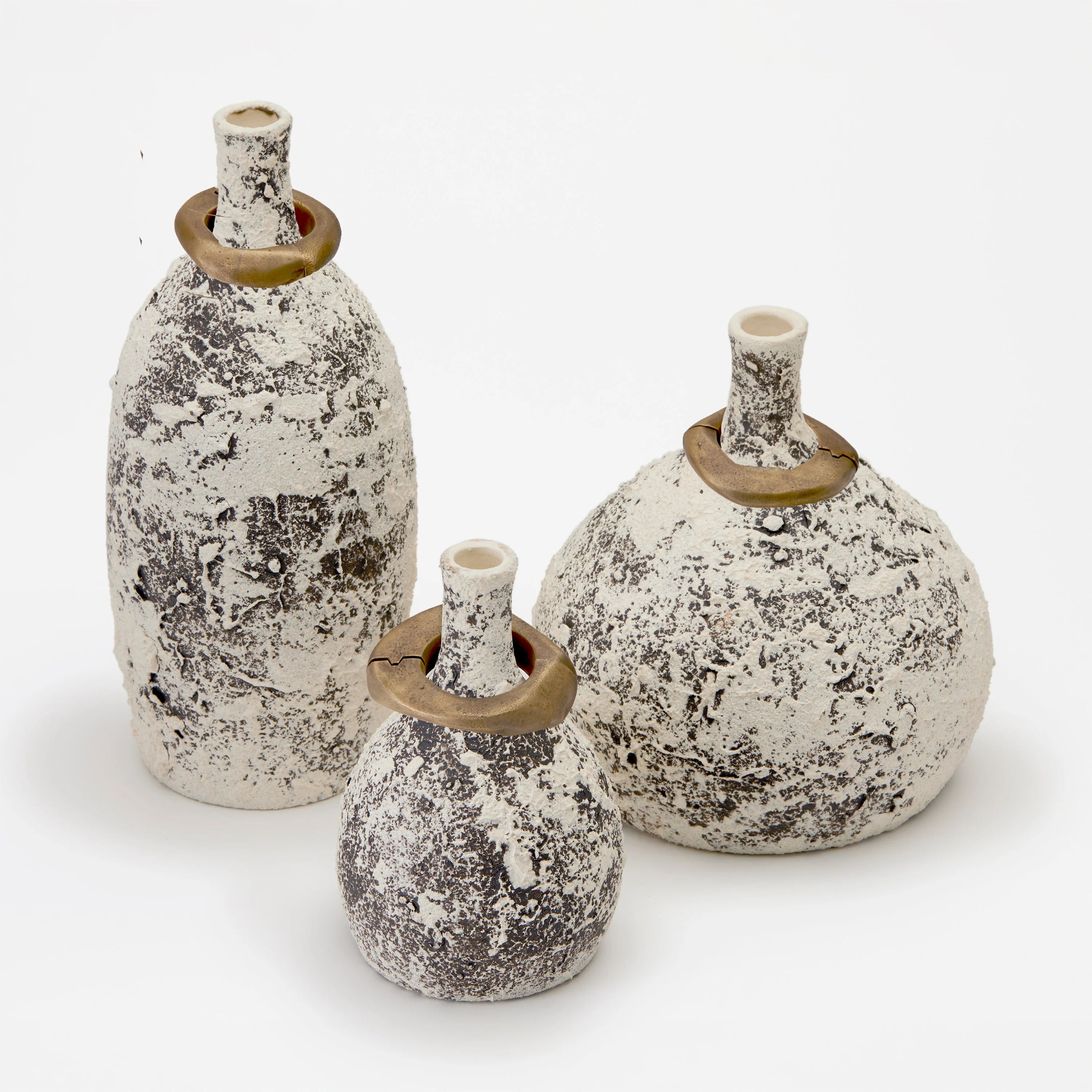 Mona Vessels with Brass Rings