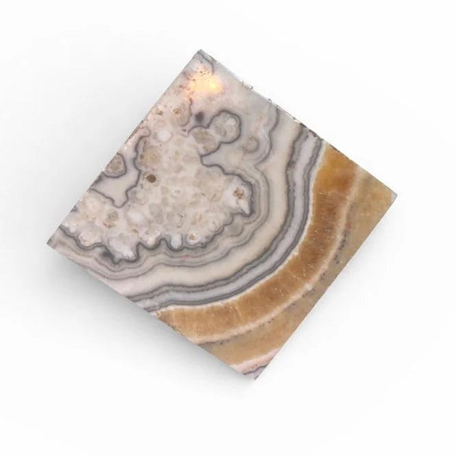 Phantom Zebra Calcite Cube