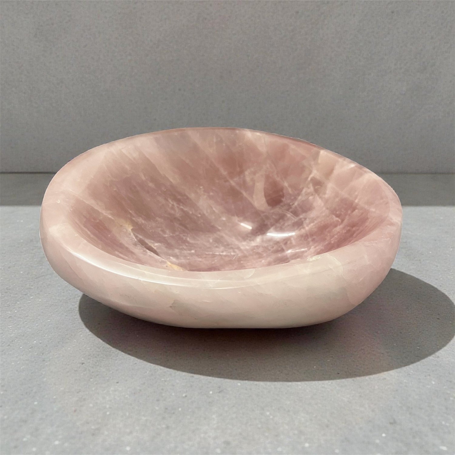 Vanity Rose Quartz Bowl