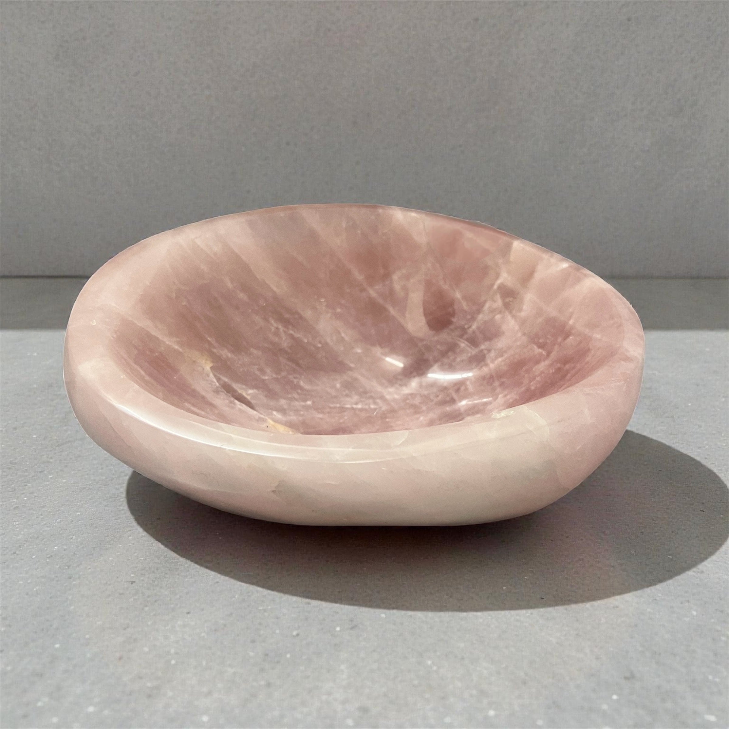 Vanity Rose Quartz Bowl