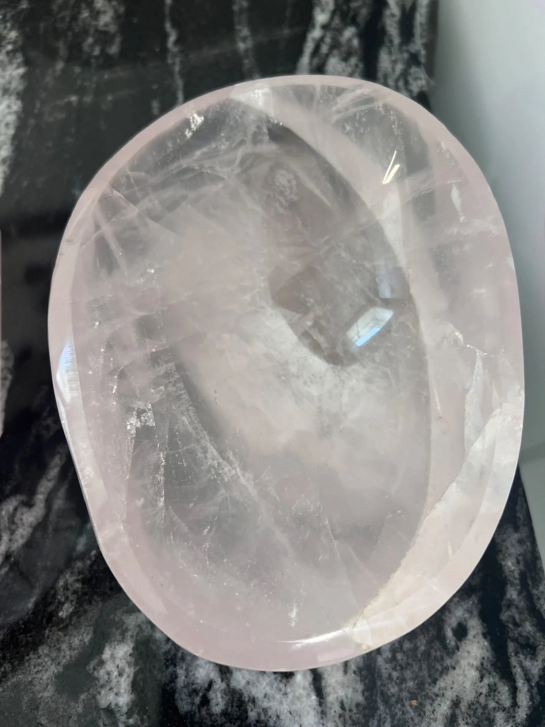 Small Rose Quartz Vanity Bowl