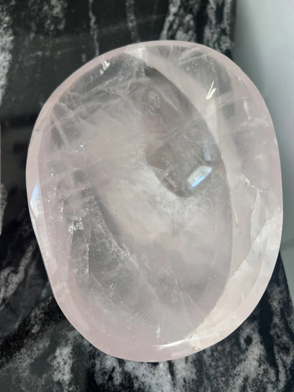 Small Rose Quartz Vanity Bowl