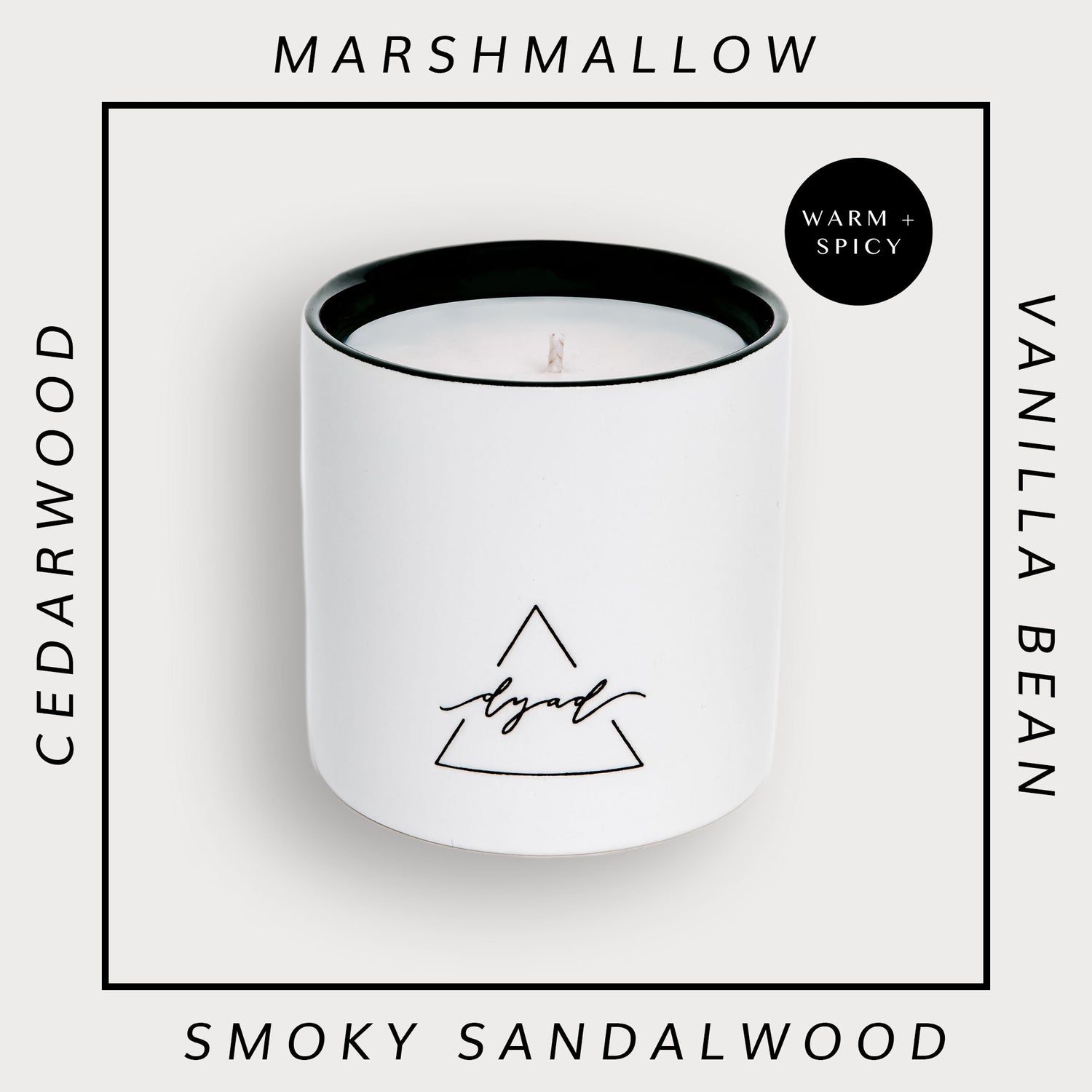 Smoke + Mirrors | Hand-Poured Ceramic Candle