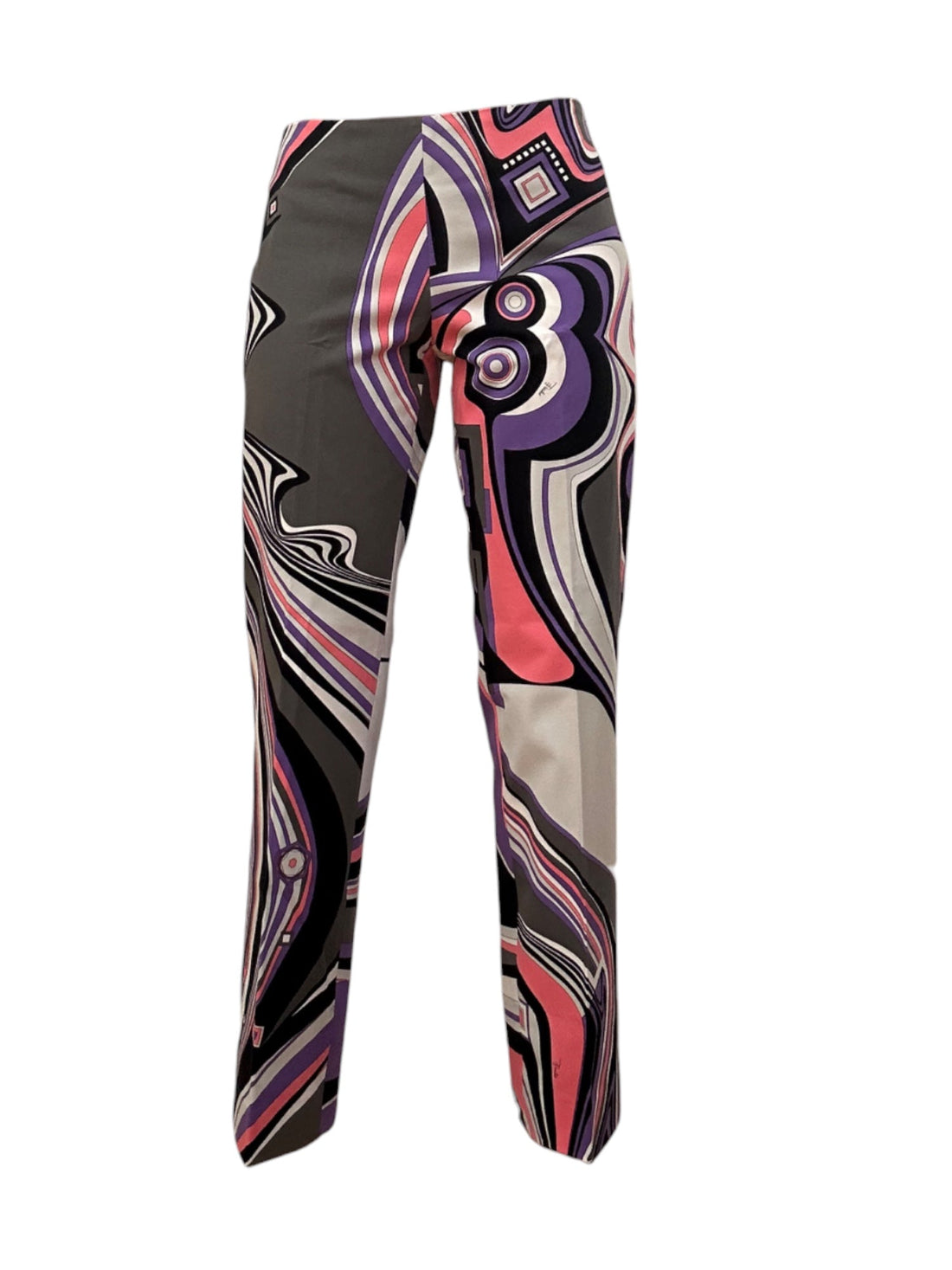 Emilio Pucci Printed Straight Leg Pants