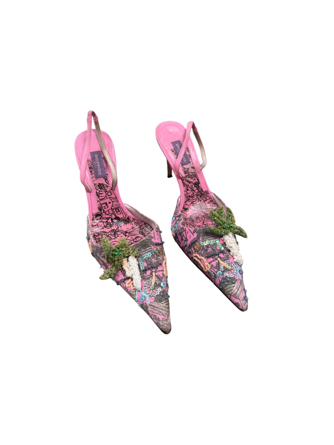 Emilio Pucci x Sergio Rossi Heels