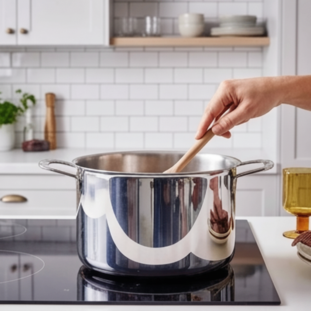 5-Ply Stainless Steel Stock Pot with Lid, 7-Qt