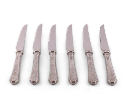 Hammered Steak Knife Set