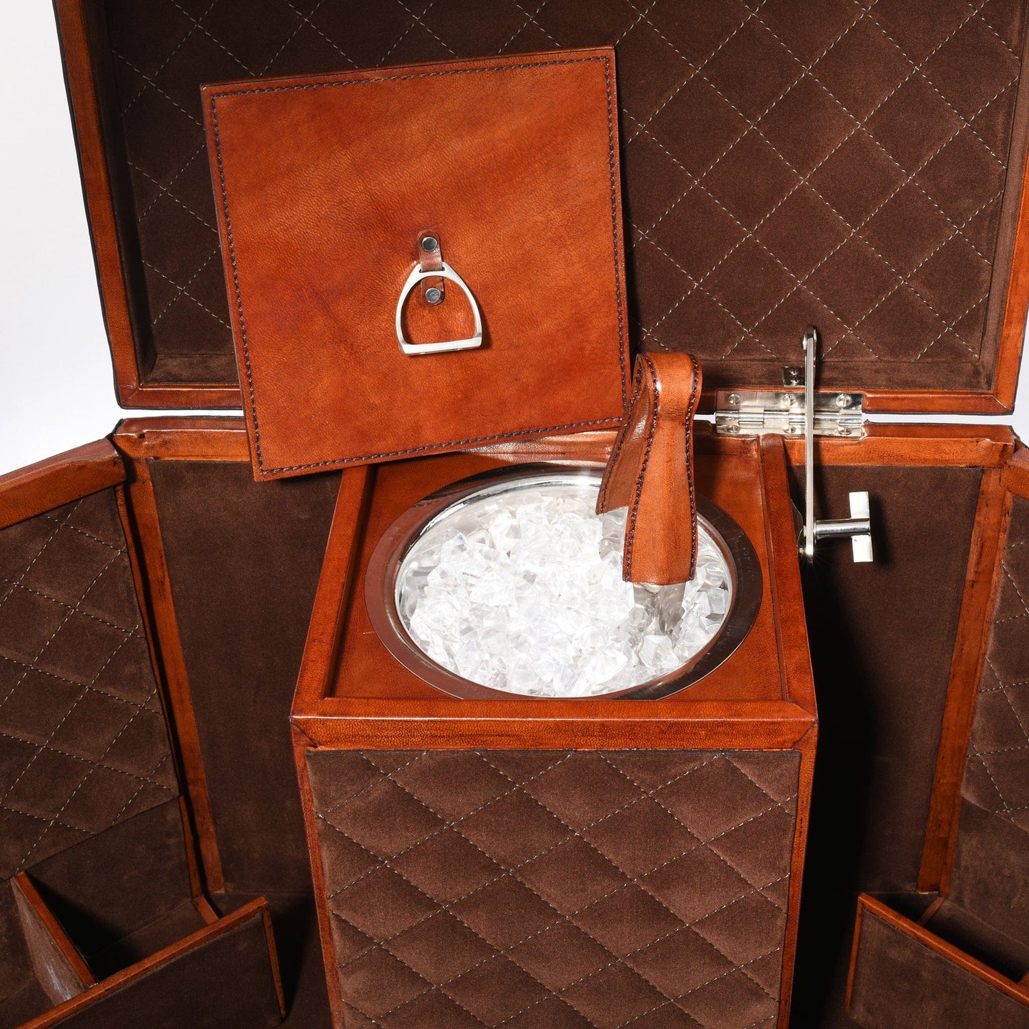 Leather Stirrup Handle  Bar Case