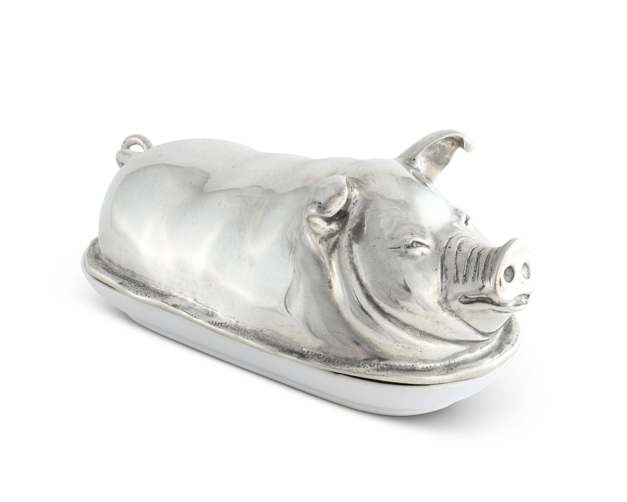 Vagabond House Happy Pig Butter Dish - Thumbnail 3