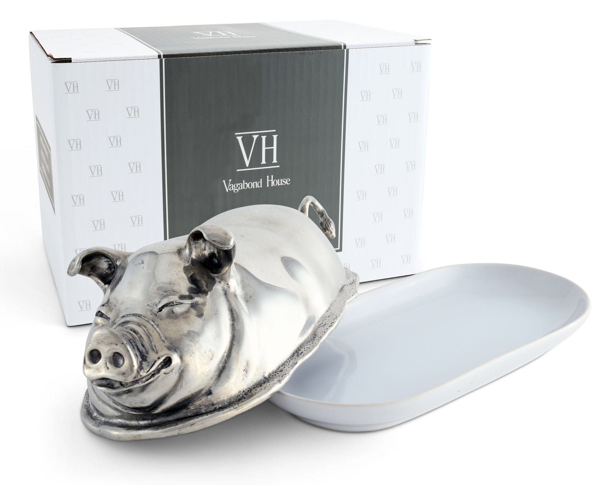 Vagabond House Happy Pig Butter Dish - Thumbnail 5