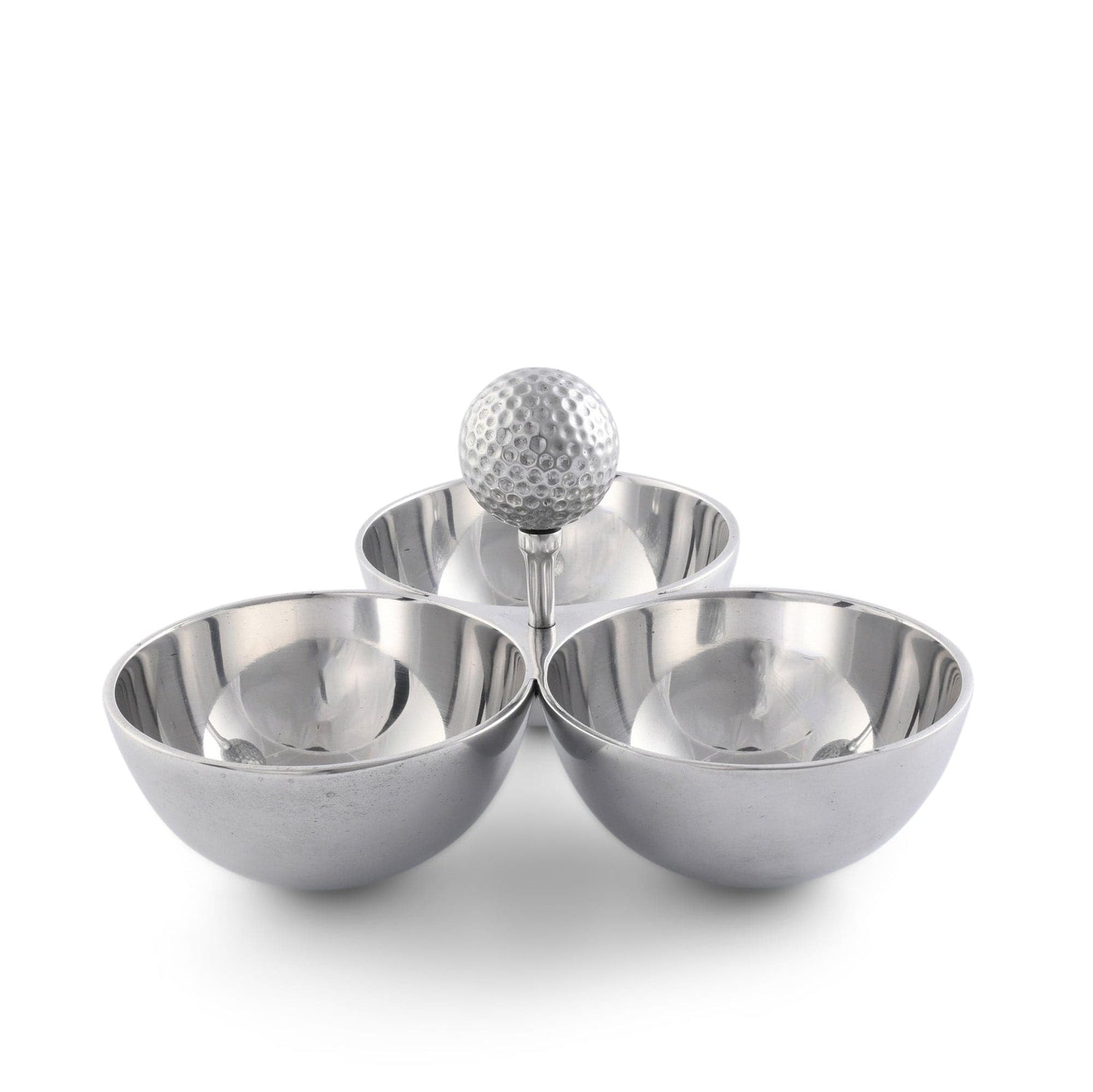 Golf Nut Bowl 3 Section