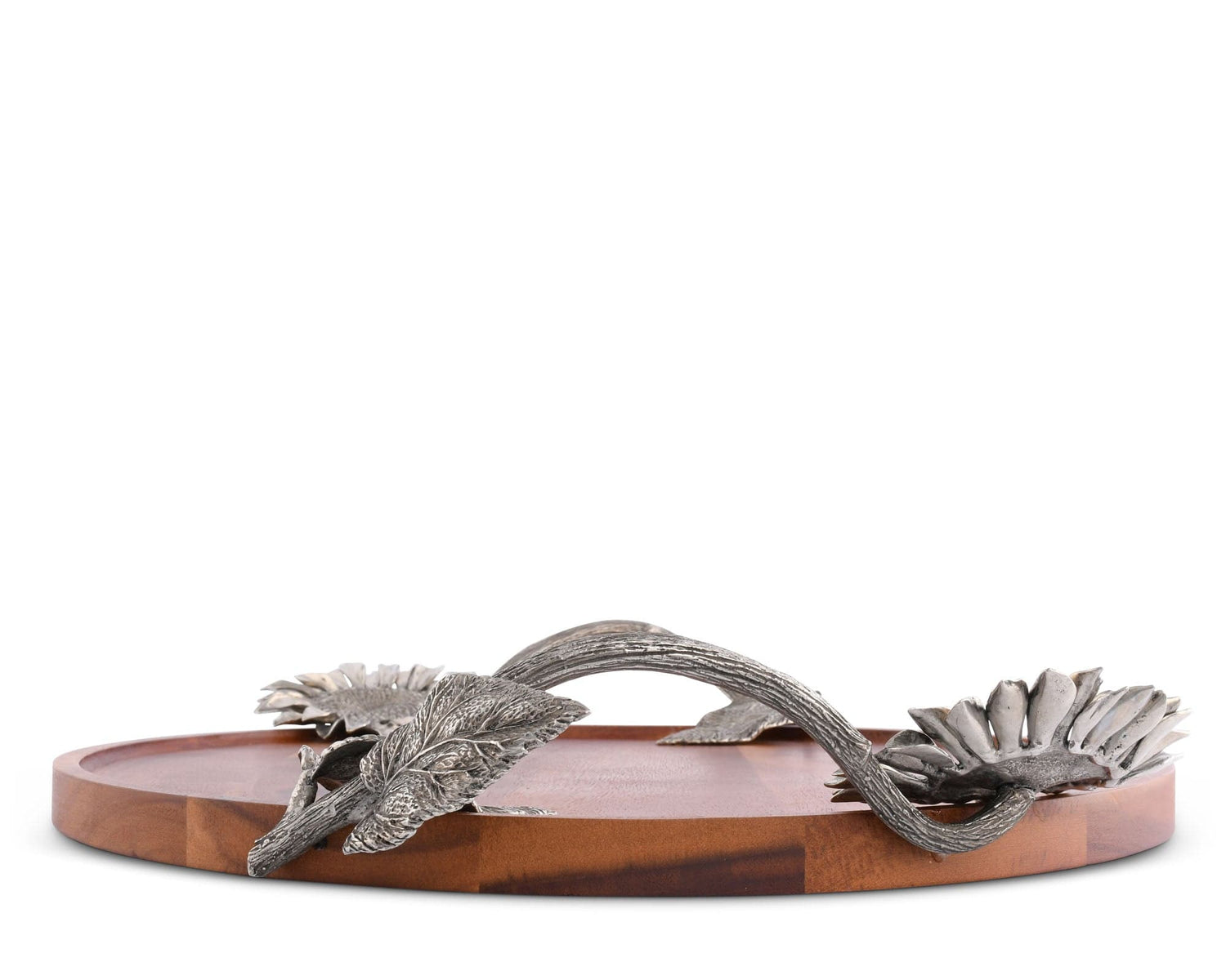 Sunflower Wood Serving Tray